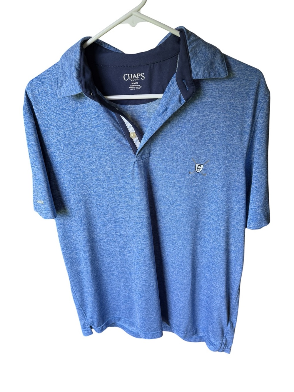 Chaps Men's Blue Golf Polo size medium in EUC